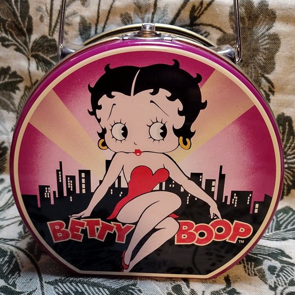 🎬 Betty Boop Handled Tin Box - Picture 2 of 8